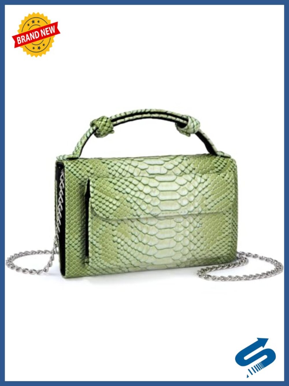 Embossed Genuine Leather Animal Pattern Crossbody Wallet Mini Bag for Women